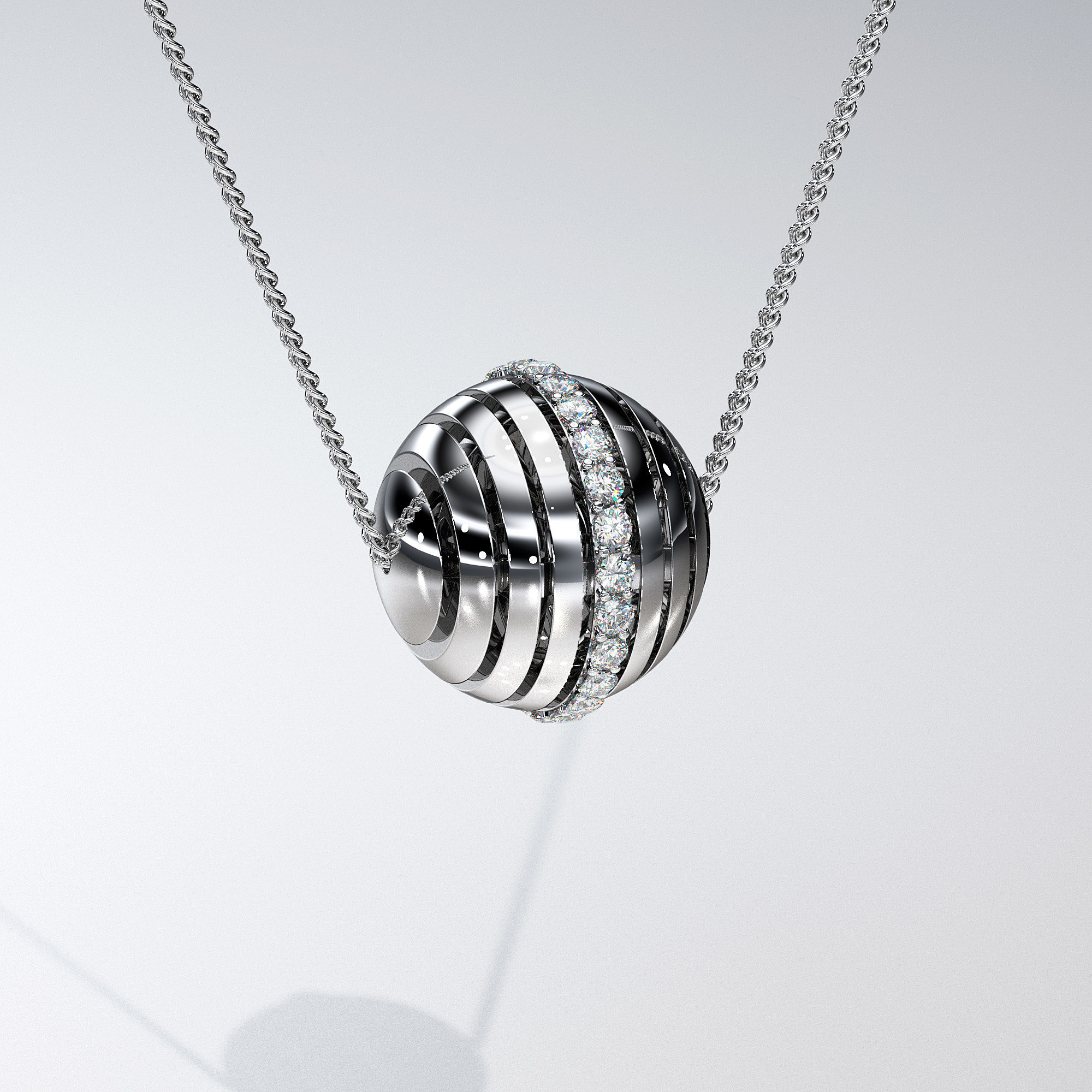 Saturn Bead Ball Pendant » Custom Jewelry by Jewelrythis