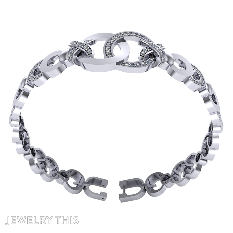 Xo Diamond Bracelet » Custom Jewelry by Jewelrythis