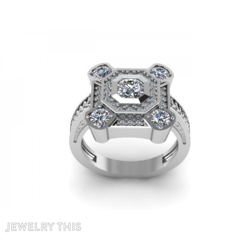 Quad Diamond » Custom Jewelry by Jewelrythis