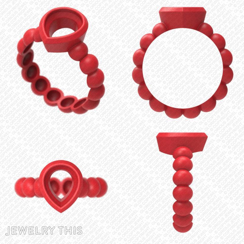 4 Ringsizes 3D Stl File Ring » Custom Jewelry by Jewelrythis