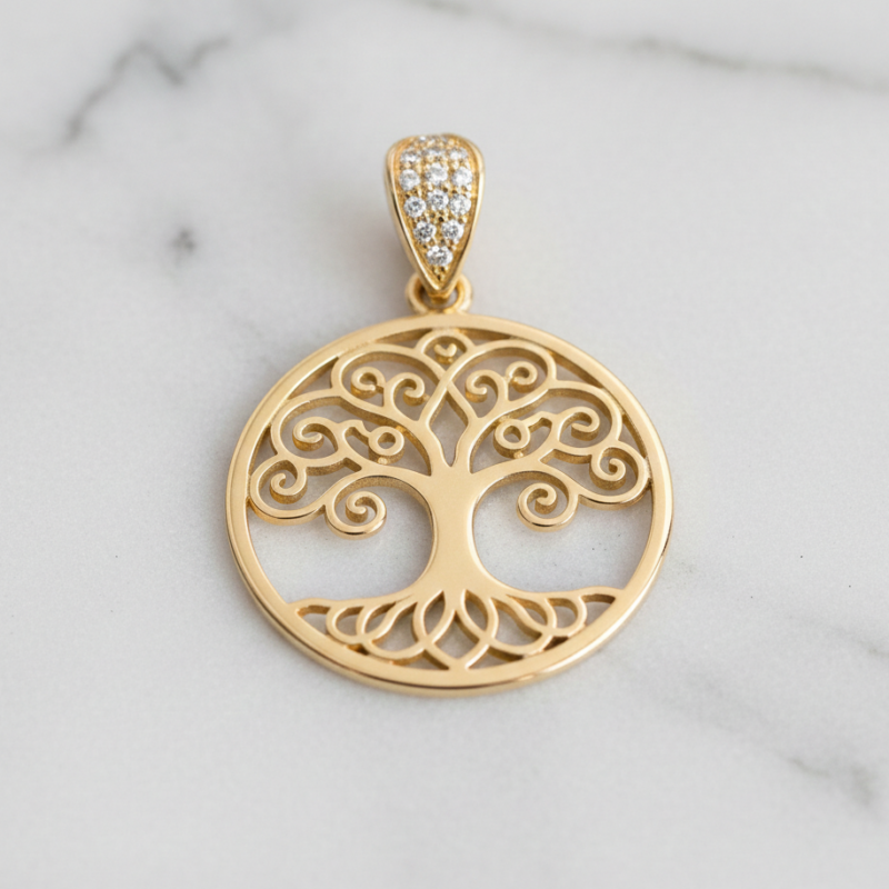 Celtic tree of life pendant