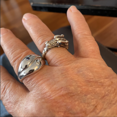 Ken’s fathers wearing his ring
