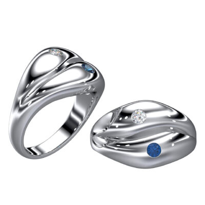 3D photo realistic render of the rings)