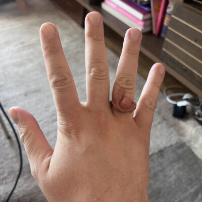 Resin Model of Luke's Ring