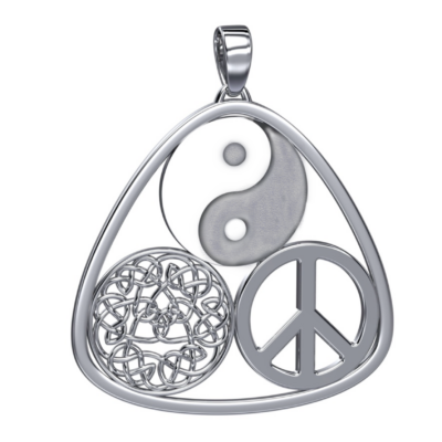 photo-realistic render of the pendant