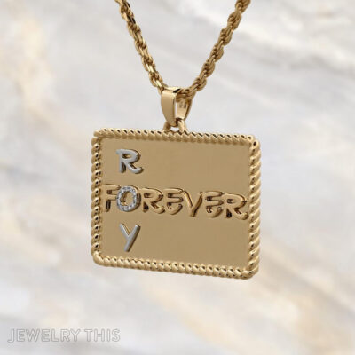 Karen’s tribute pendant to Roy in precious metal