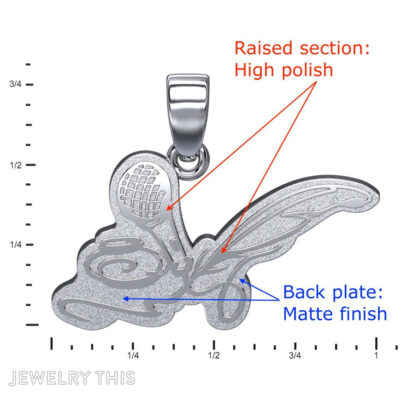 Photo-realistic render of Pen2Mic logo pendant