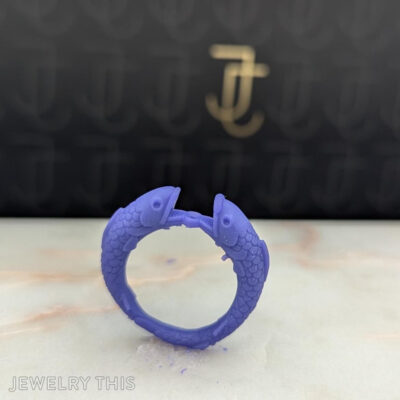 Wax Model of Engagement Ring
