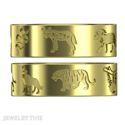 Mixed highly polished and matte metal finishes creates depth and dimension