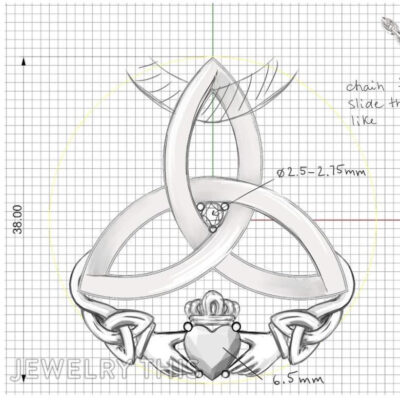 Refined concept sketch by JewelryThis