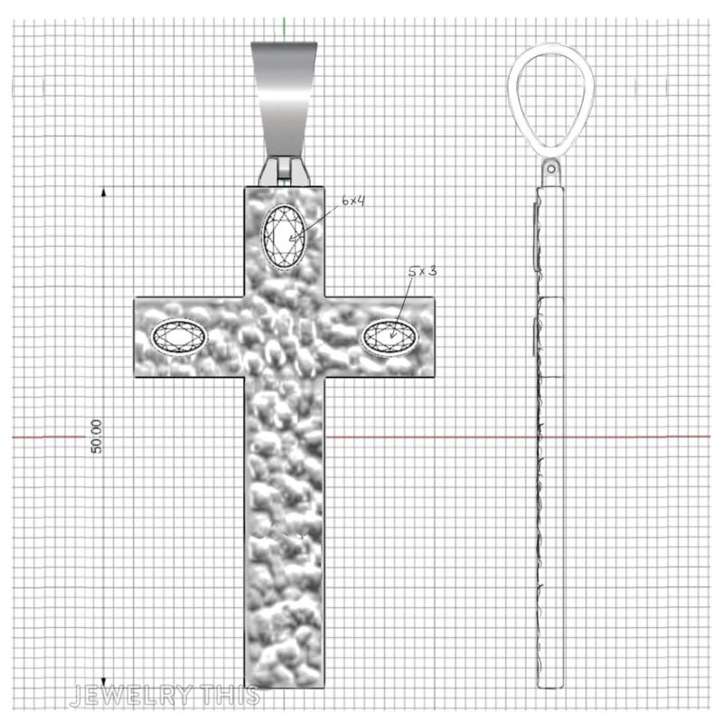 Holly’s initial design sketch with stone placement