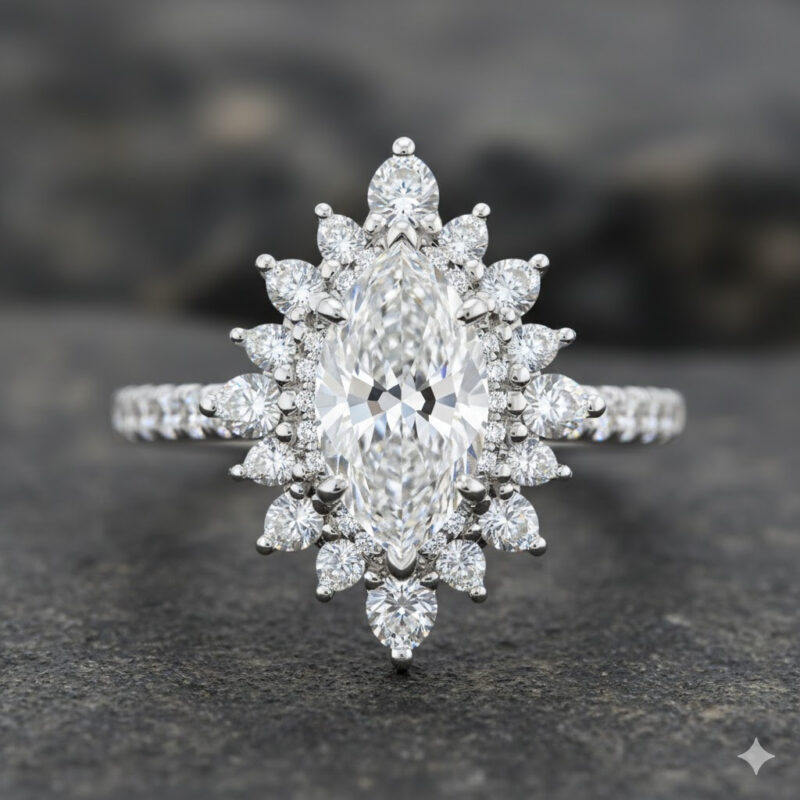 AI design inspiration for an Engagement Ring 