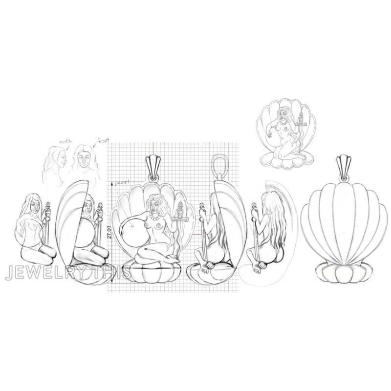 Technical sketches by JewelryThis