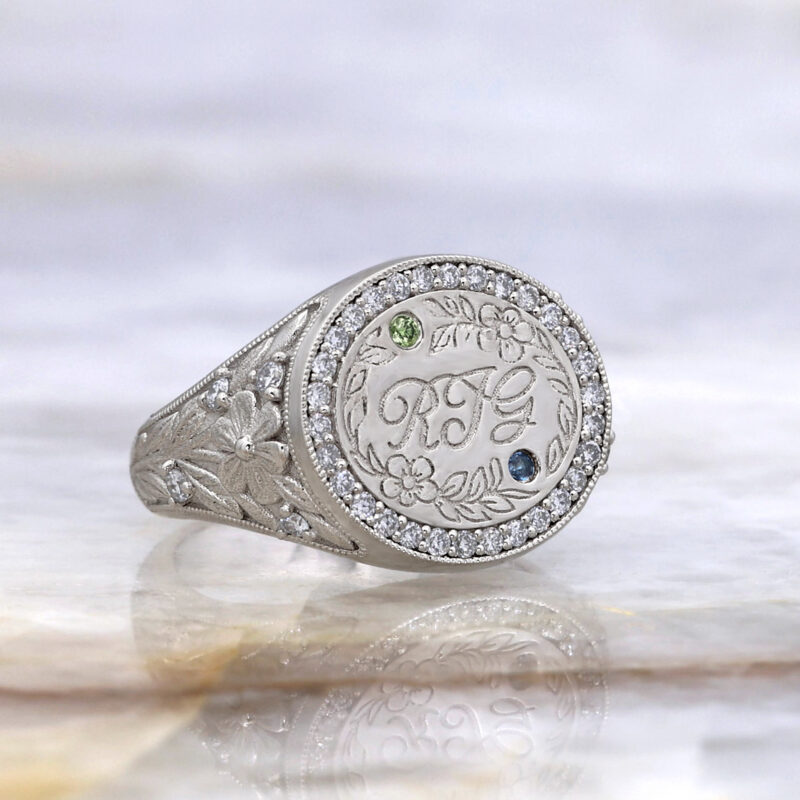 Jessica’s custom ring