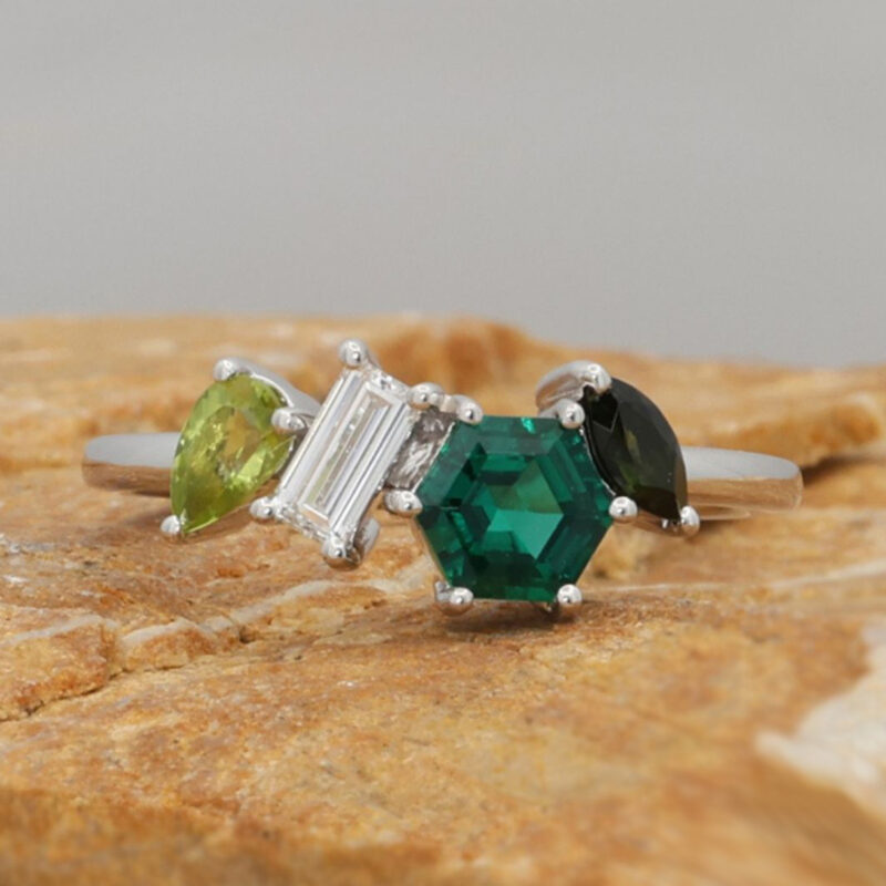 Green Gemstone Ring