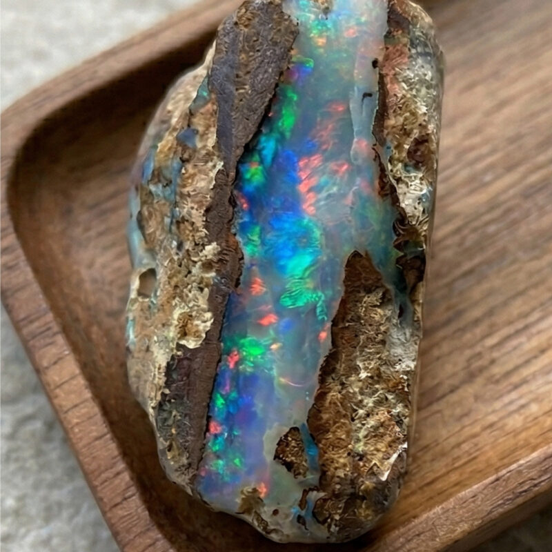 Natural opal rough stone