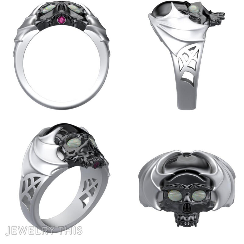 Chosen metal finishes in a final render