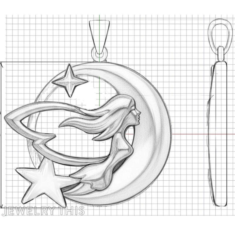 Final Technical Concept Sketch By JewelryThis