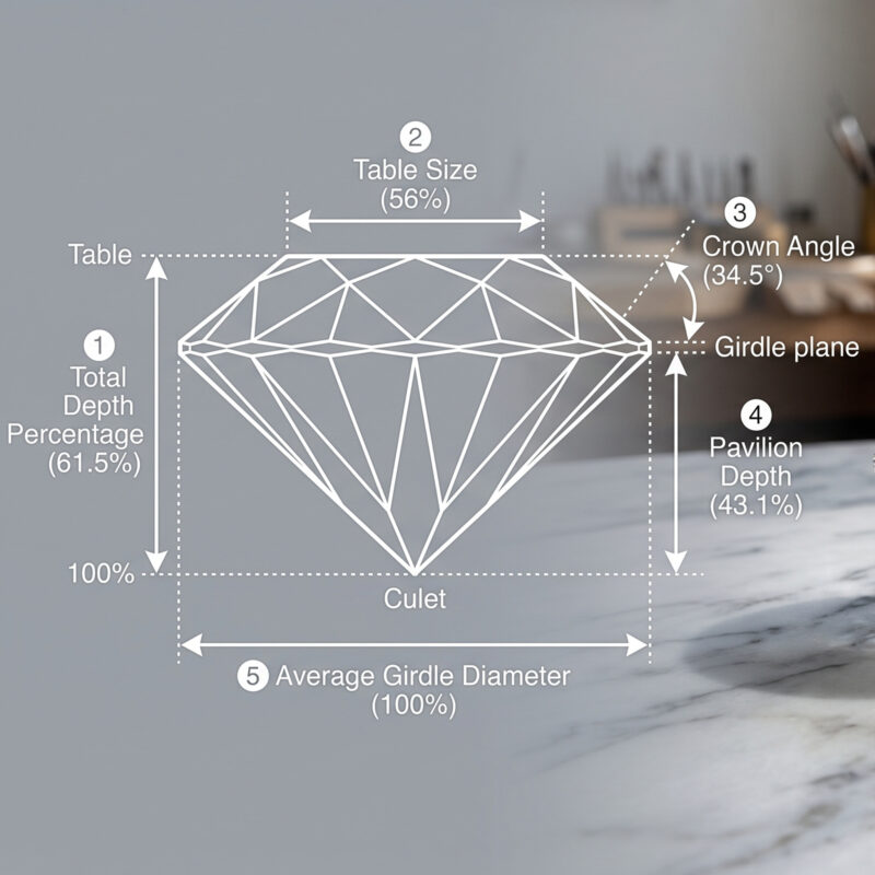 Round Brilliant Diamond Cut Round Brilliant Diamond Cut