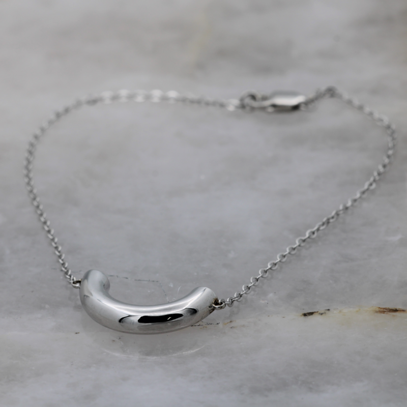 Silver Macaroni Bracelet