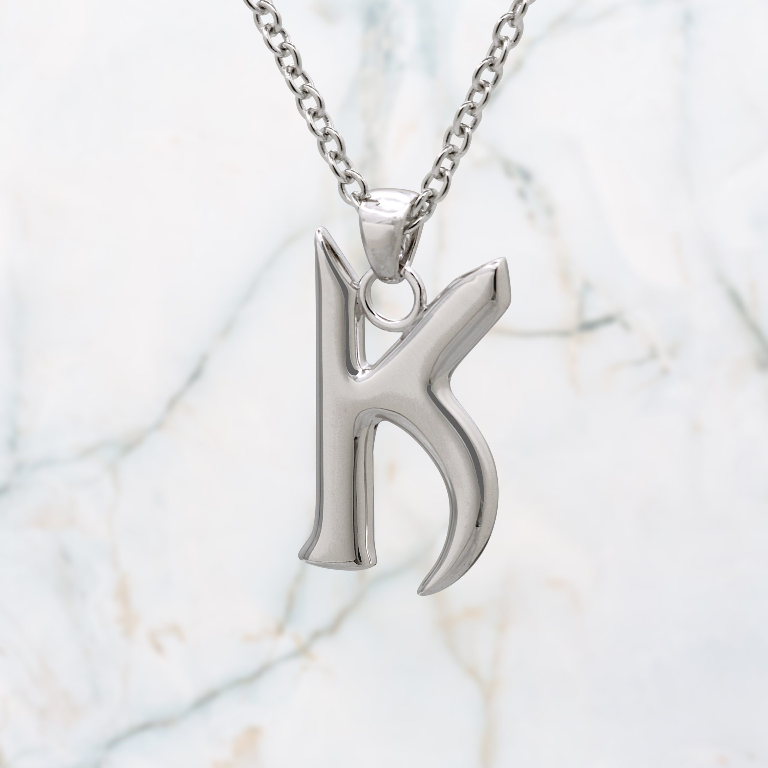 K Pendant » JewelryThis - Custom Jewelry