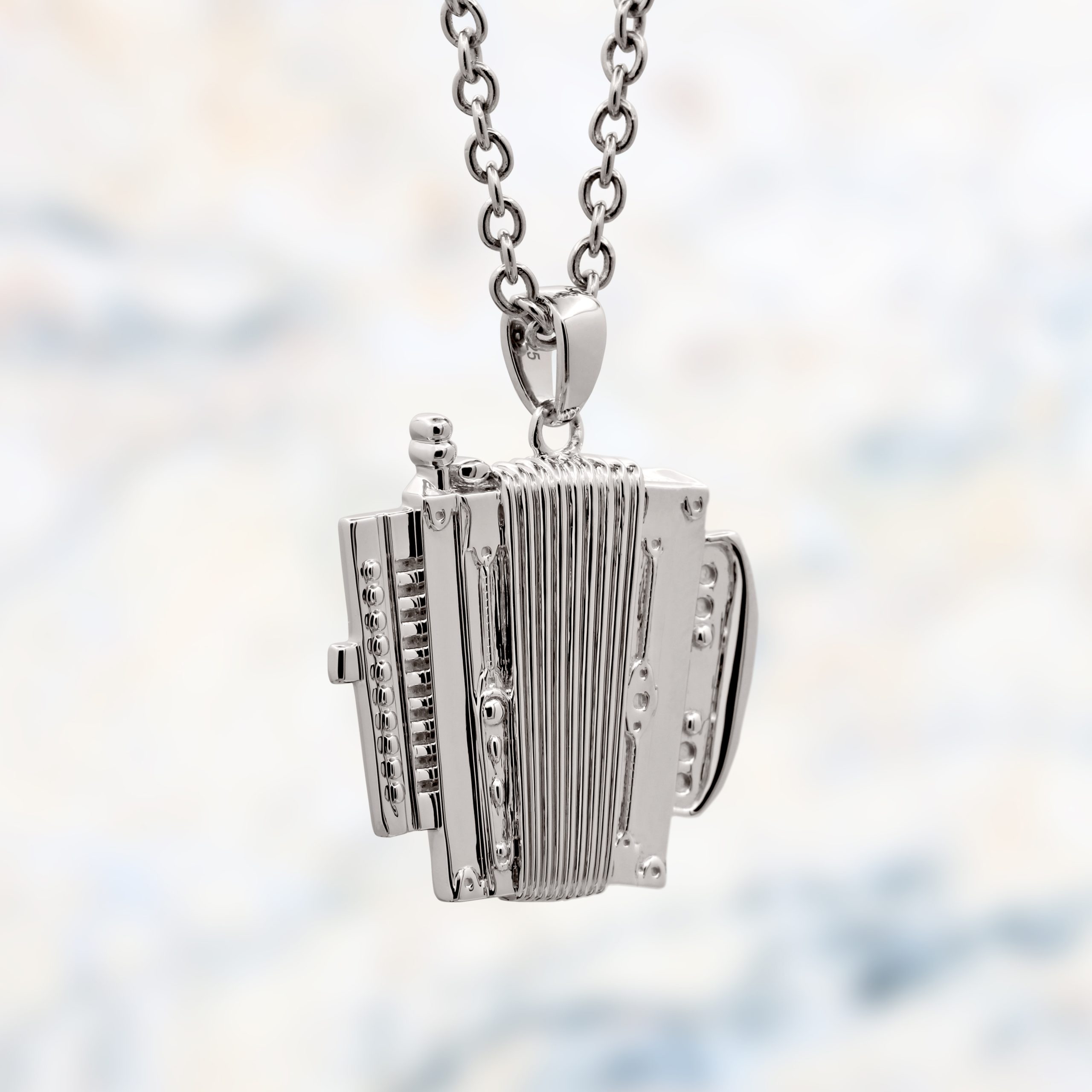 Accordion Pendant » JewelryThis Custom Jewelry