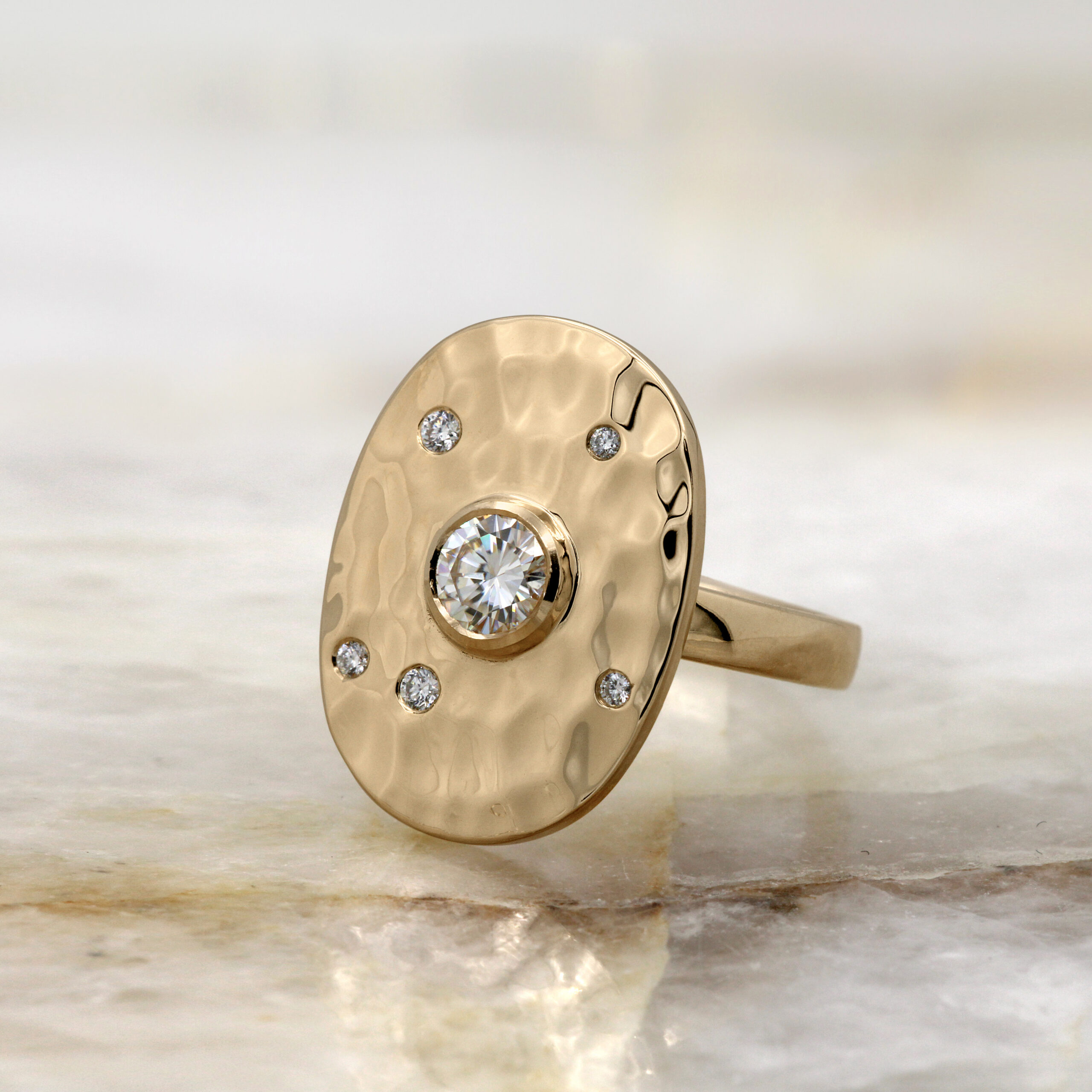 Gold Statement Ring » JewelryThis - Custom Jewelry