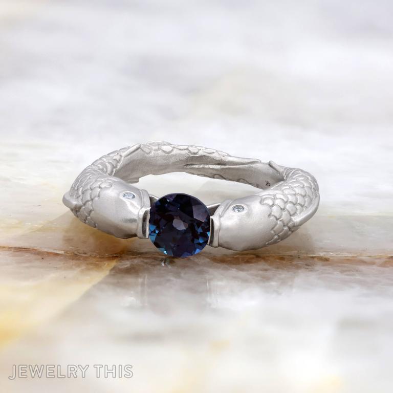 Steelhead Fish Engagement Ring » JewelryThis - Custom Jewelry