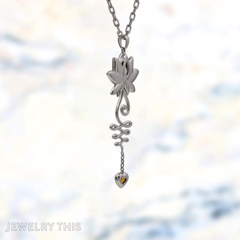 long dangle necklace.