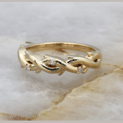 Twisted Wedding Band