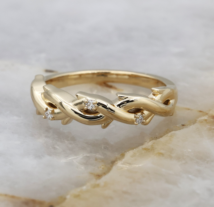 Twisted Wedding Band