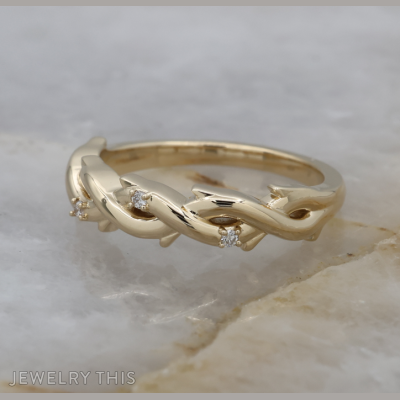 Twisted Wedding Band