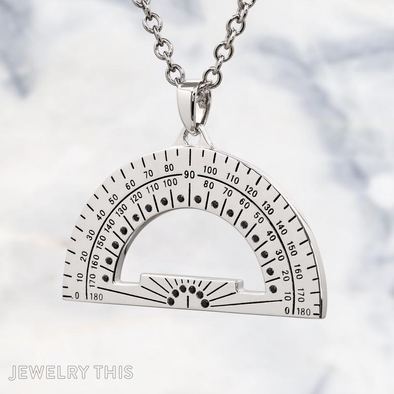 Protractor Necklace