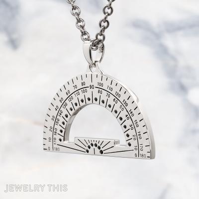 Protractor Necklace