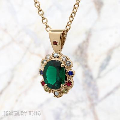 30th Anniversary Encrusted with birthstones