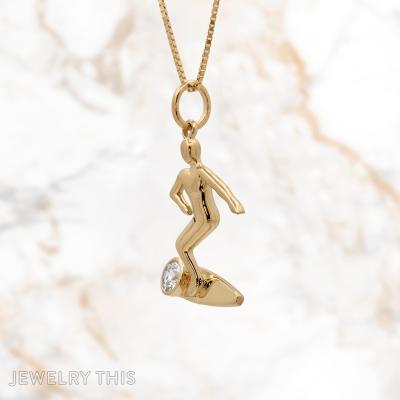 Kathy's Surfer Girl pendant
