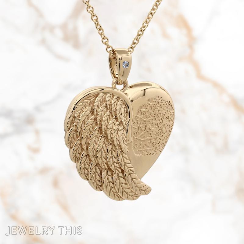 heart urn pendant