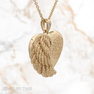 heart urn pendant