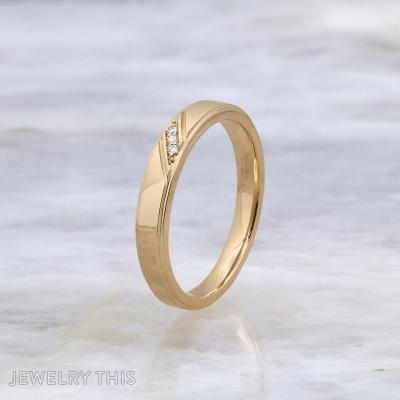 Diamond Accented Band