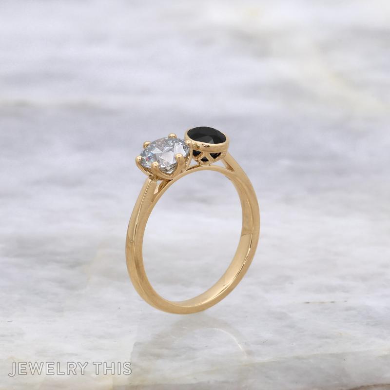 toietmoi twostone sapphire tulip bezel