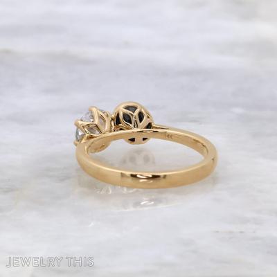 toietmoi twostone sapphire tulip bezel