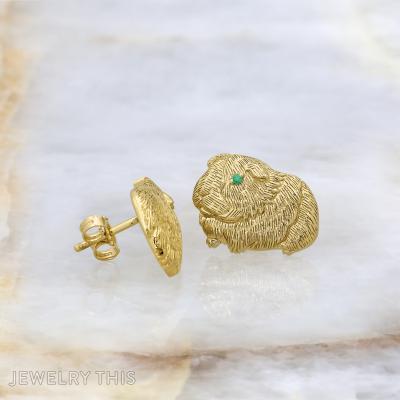 Guinea pig earrings