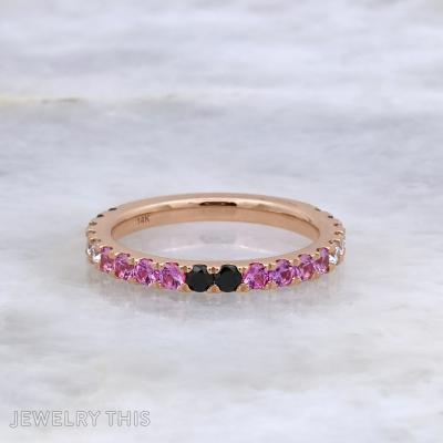 ombre pinksapphire saltandpepper