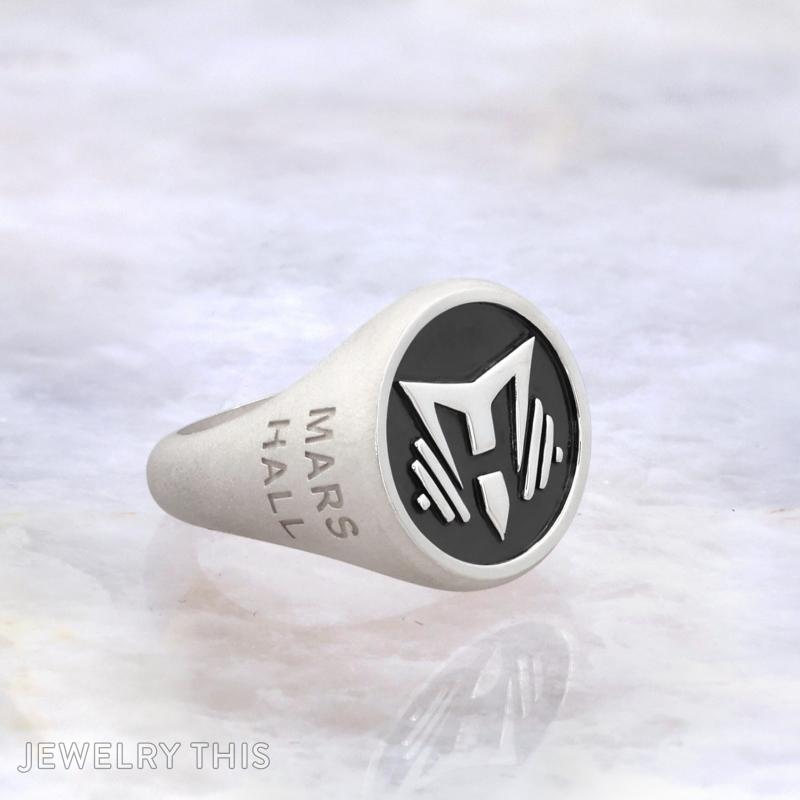 signet logo blackrhodium