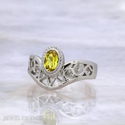 bezel sapphire swirl