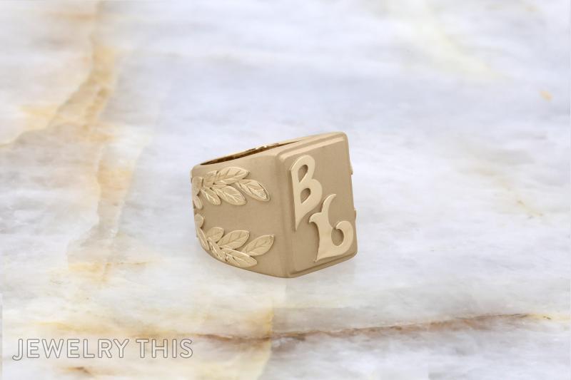 gold mens ring