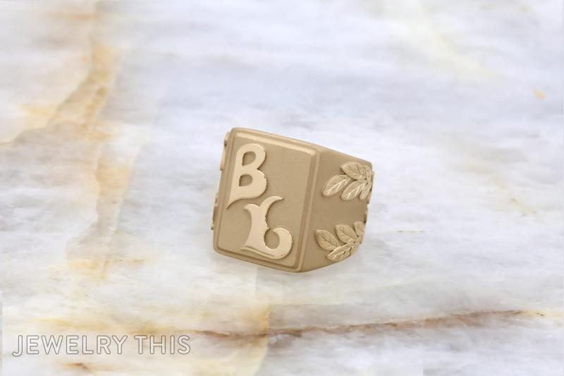 gold mens ring
