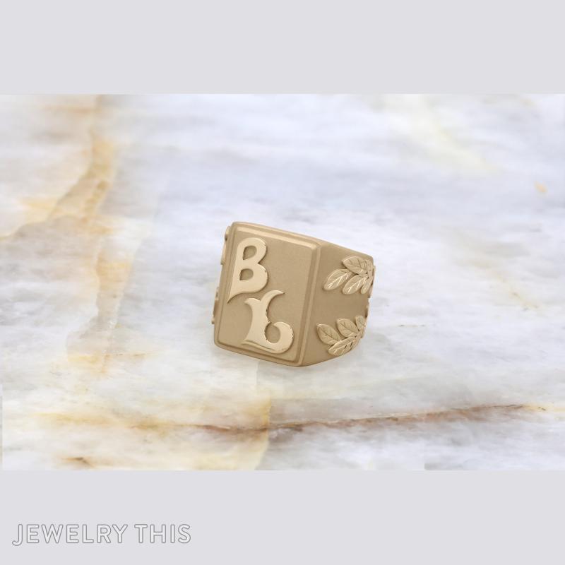 gold mens ring