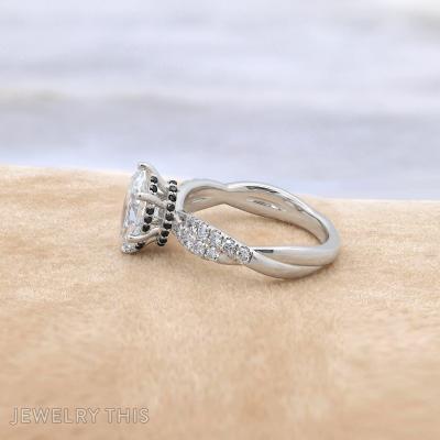 marquise hiddenhalo halo doublehalo blackdiamonds