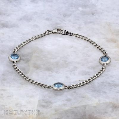 platinum station bracelet